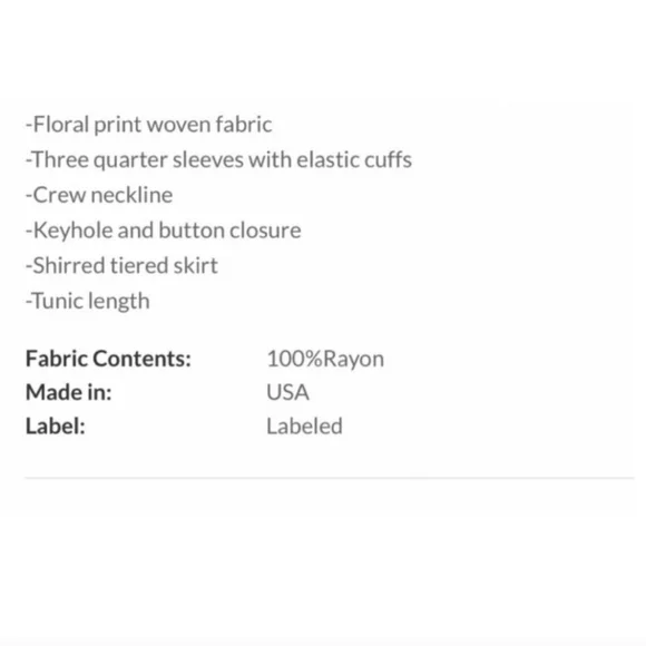 Boho Floral Print Tiered Dress✨️ - Picture 10 of 10